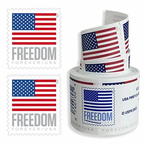 2023 Forever Stamps US Flag First Class Postage Stamps Coil of 100 PCS/Roll