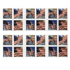 500- Booklets of 20ct 2024 Forever Flags First Class Stamps - ( Equal to 100 Rolls / 10,000 Stamps )